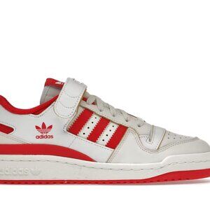 Adidas Originals Forum 84 Low - Off White/Vivid Red - Mens 7 / Womens 8.5